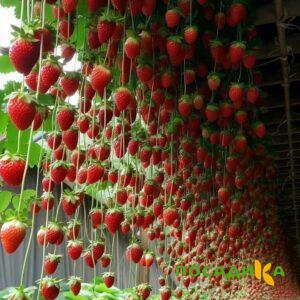 Клубника ампельная Анастасия купить по цене от 370р. в интернет-магазине «Посадика» с доставкой почтой в в Юбилейныйе и по всей России – [изображение №1].