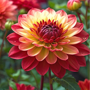 Георгин Оникс Найт купить по цене от 590р. в интернет-магазине «Посадика» с доставкой почтой в в Юбилейныйе и по всей России – [изображение №1].