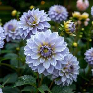 Георгин Акварель купить по цене от 680р. в интернет-магазине «Посадика» с доставкой почтой в в Юбилейныйе и по всей России – [изображение №1].